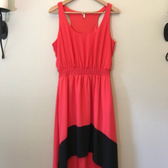Studio Y High Low Maxi Dress Sleeveless Pink - Picture 3 of 6